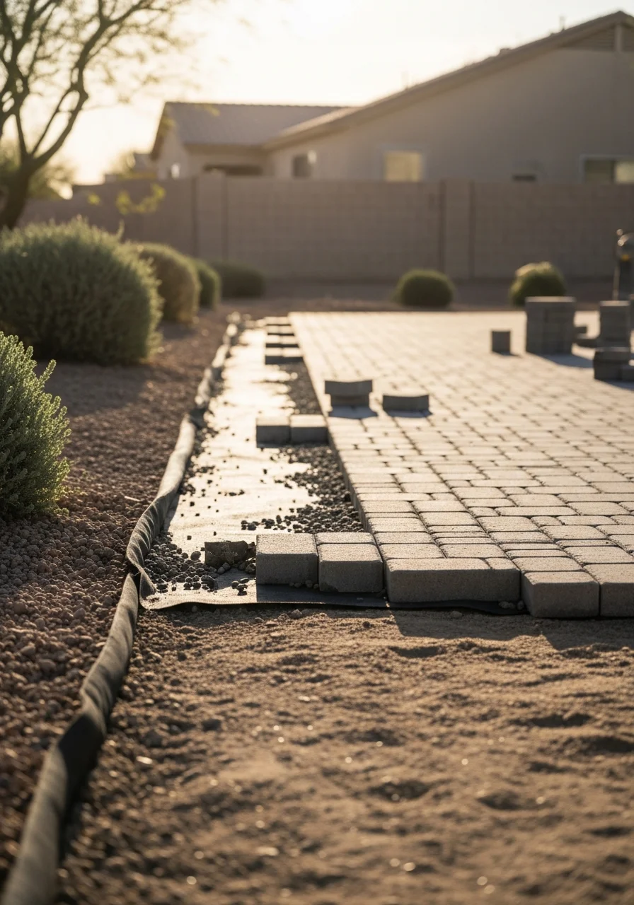 Close-up of professional service work on a residential property in Avondale.